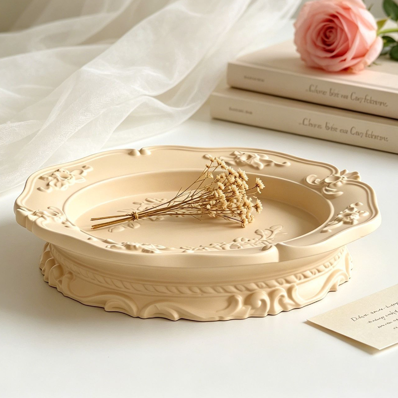 Soap Making Material - Molde de Silicone Elegante Vintage Barroco
