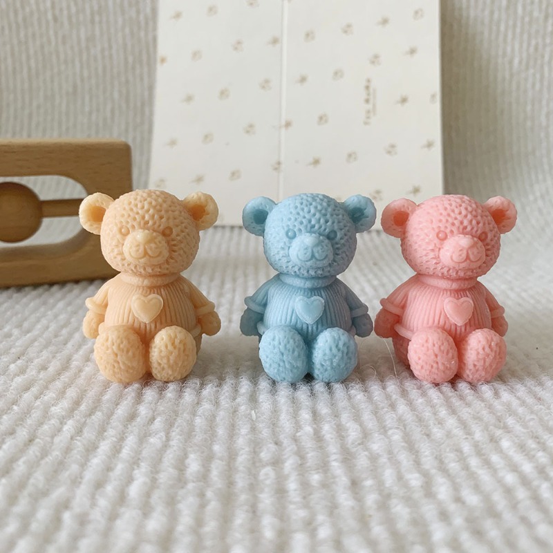 Soap Making Supplies Australia - Mini amor urso vela molde de