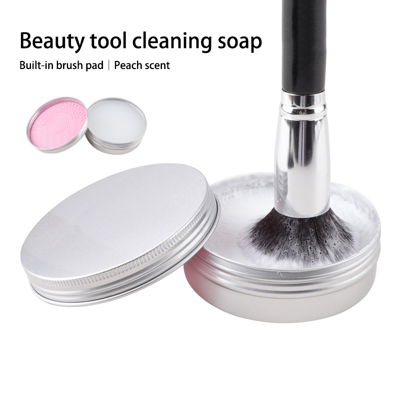 Soap Making Ins - Honey Peach Silicone Maquiagem Brush Cleaner