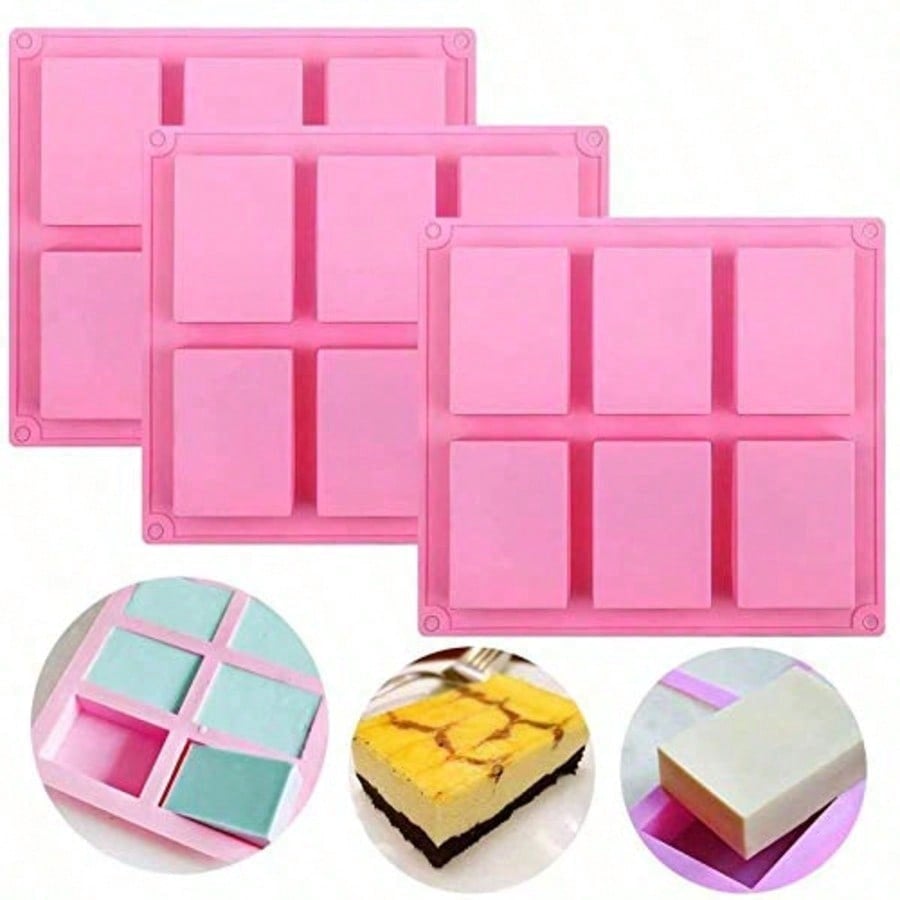 Soap Making Material - Pacote com 1-2 Moldes de Silicone