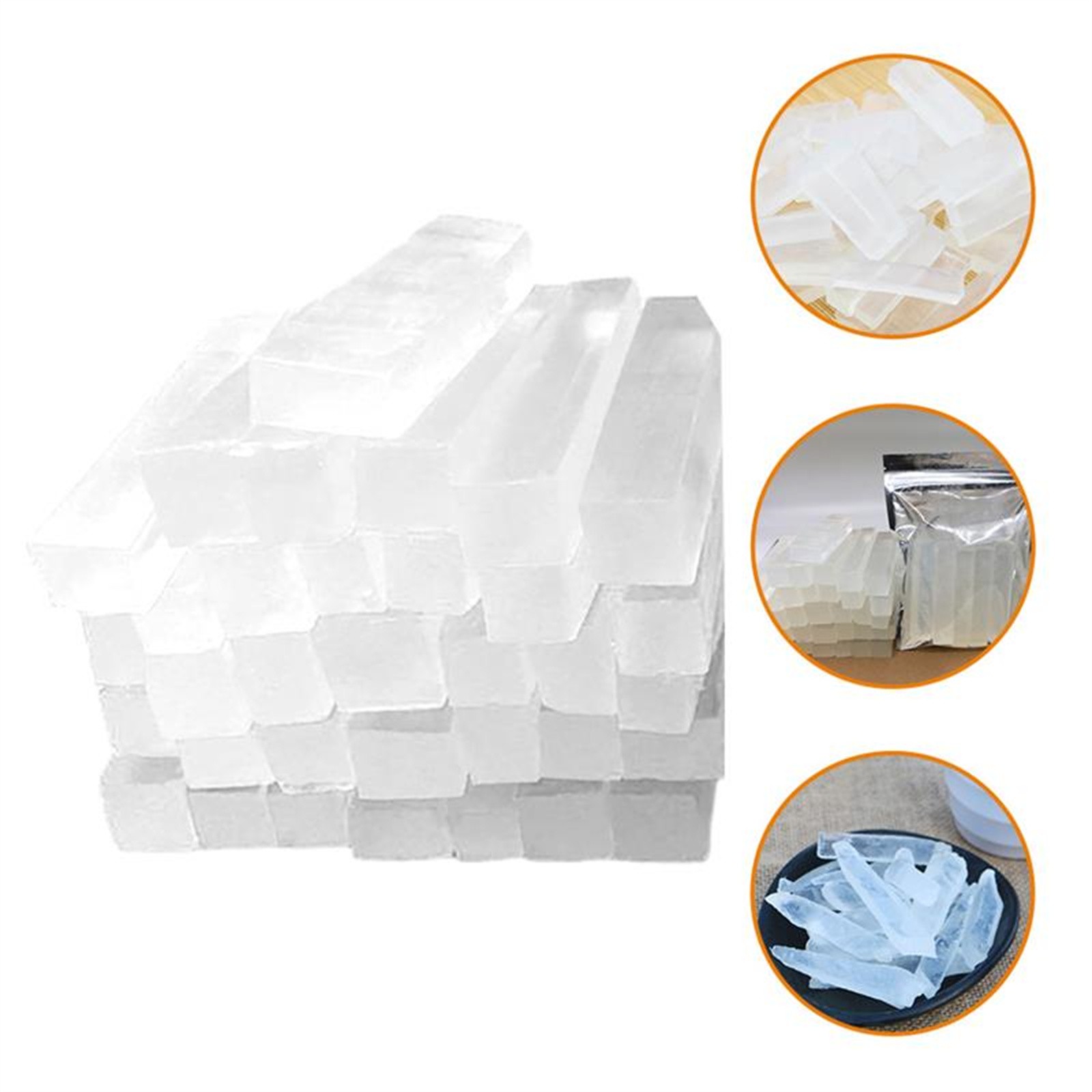Soap Making Material - Saco de 250g de glicerina transparente