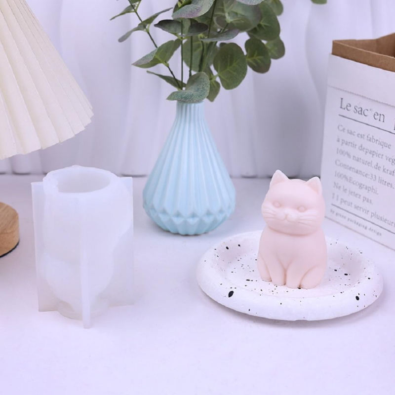 Molde de Silicone 3D de Gato G - Soap Making Animal Fat avaliação e preço