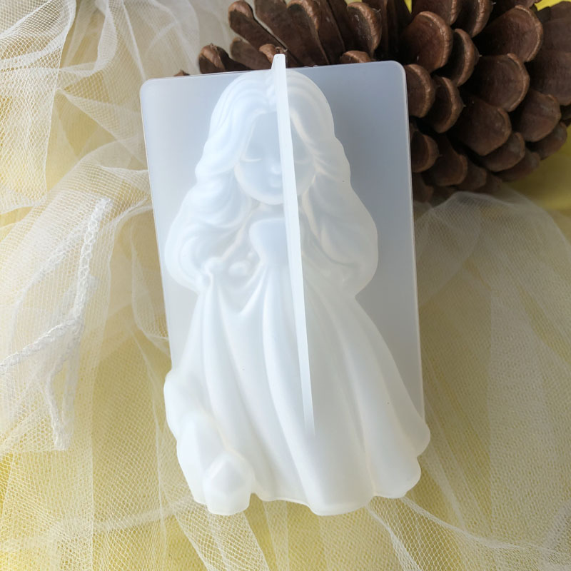 3d bonito princesa silicone ve - Soap Making Ins avaliação e preço