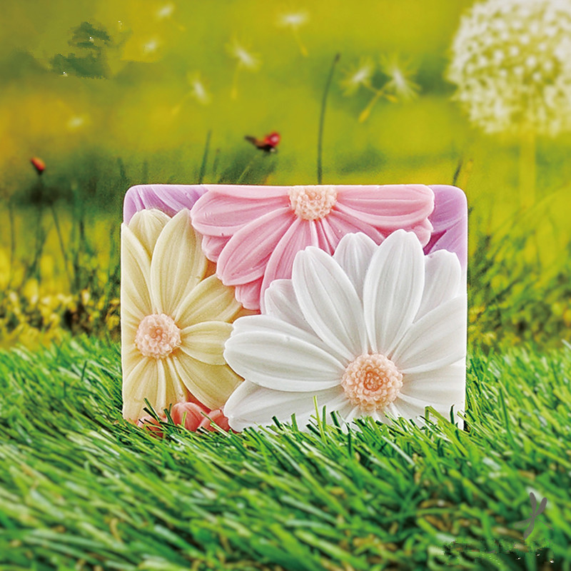 Mais novo!! 3d elegante girass - Soap Making Designs avaliação e preço