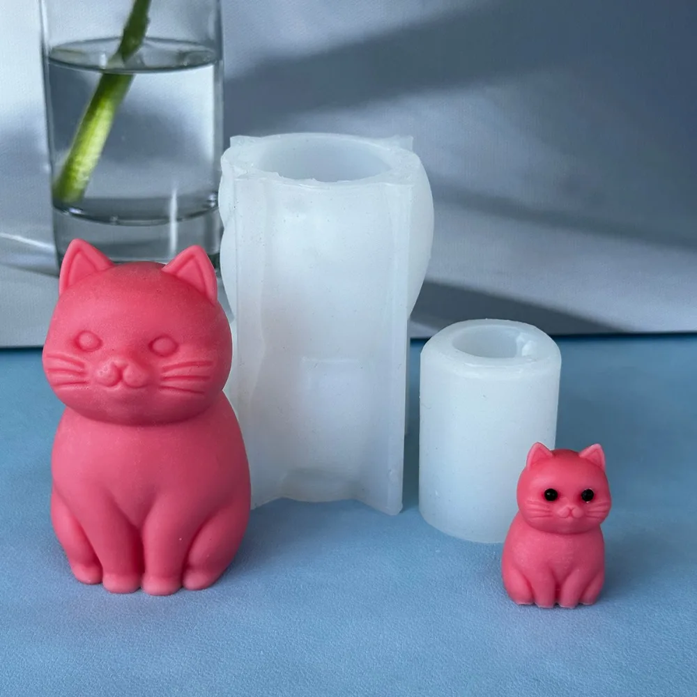 3d gato gordo animal silicone  - Soap Making Animal Fat avaliação e preço