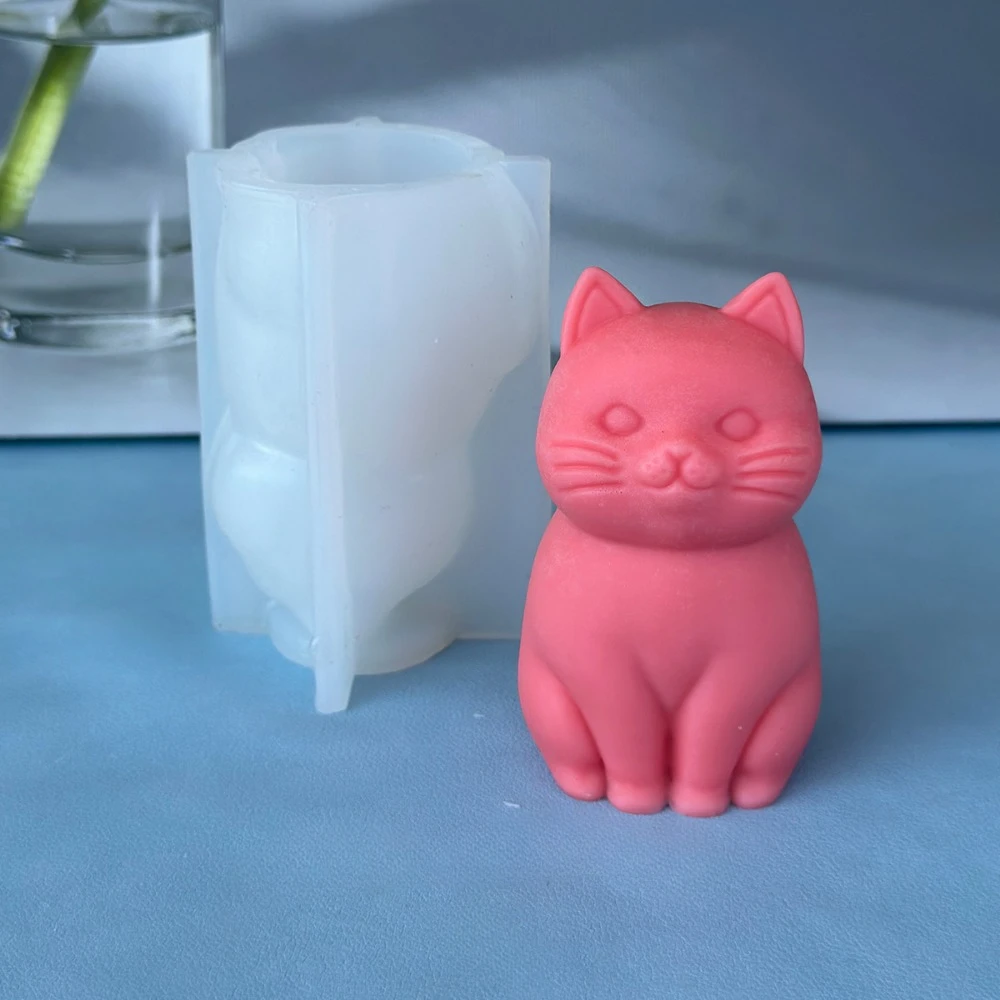3d gato gordo animal silicone  - Soap Making Animal Fat avaliação e preço