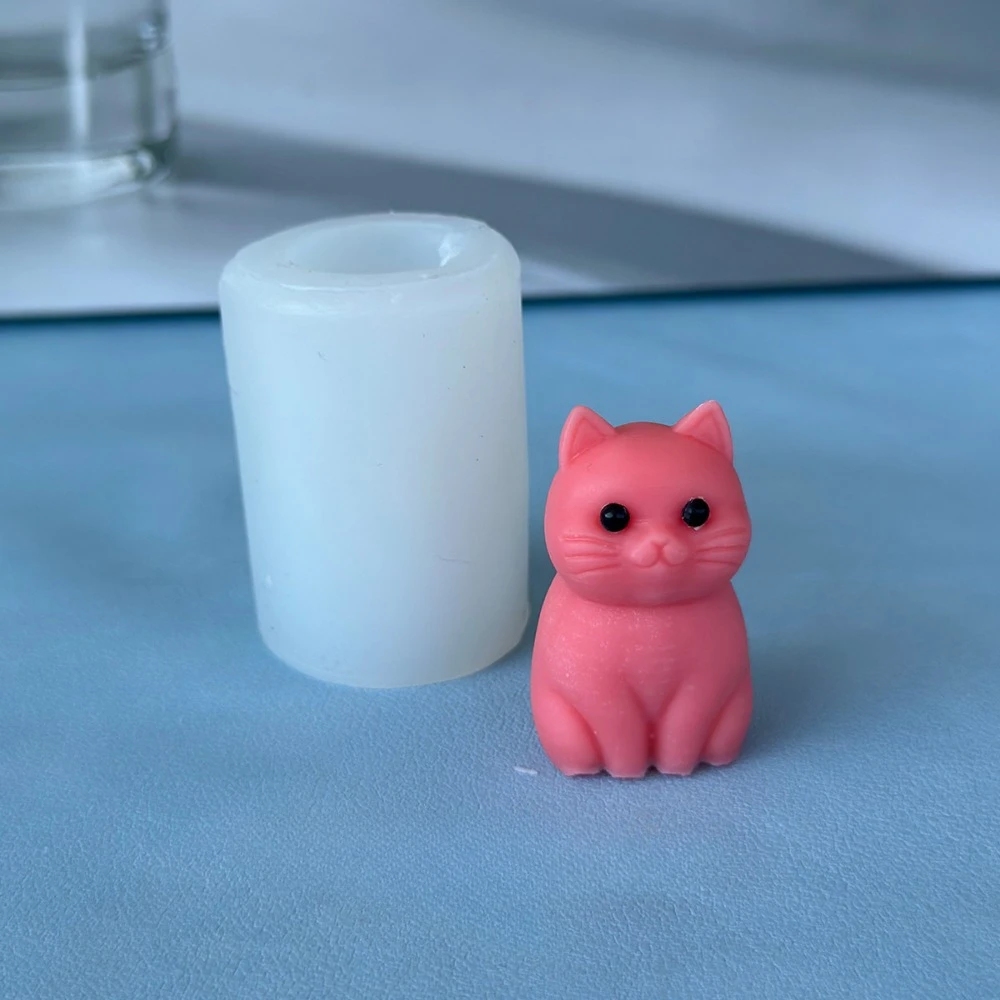 3d gato gordo animal silicone  - Soap Making Animal Fat avaliação e preço