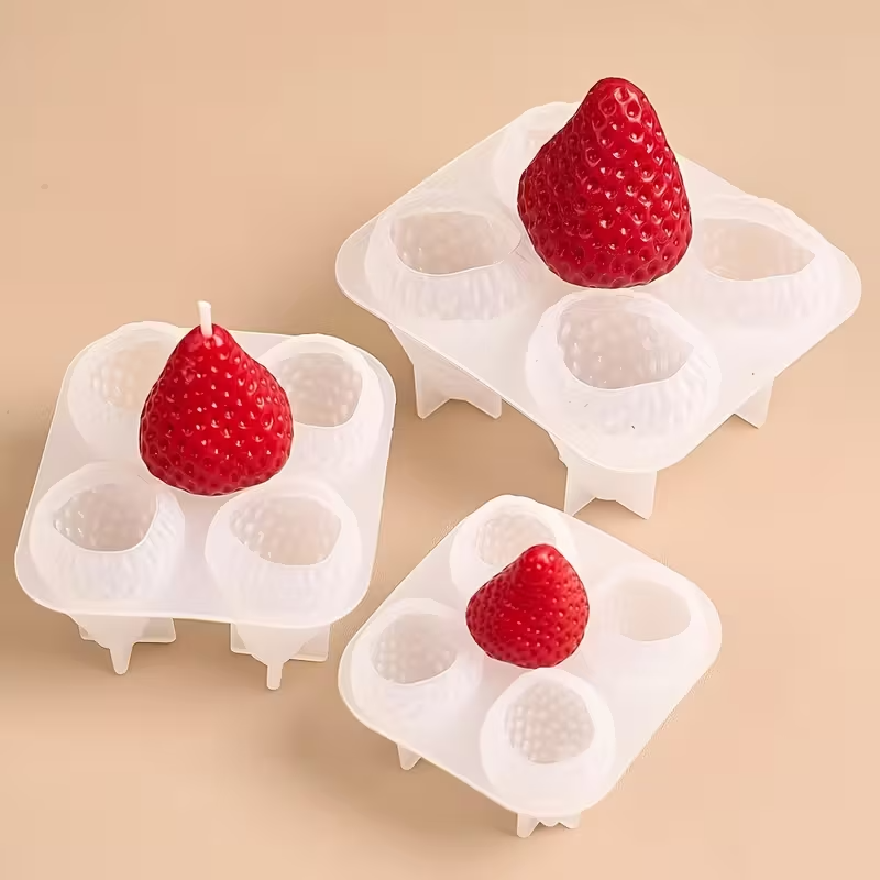 Molde de Silicone de Morango p - Soap Making Ins avaliação e preço