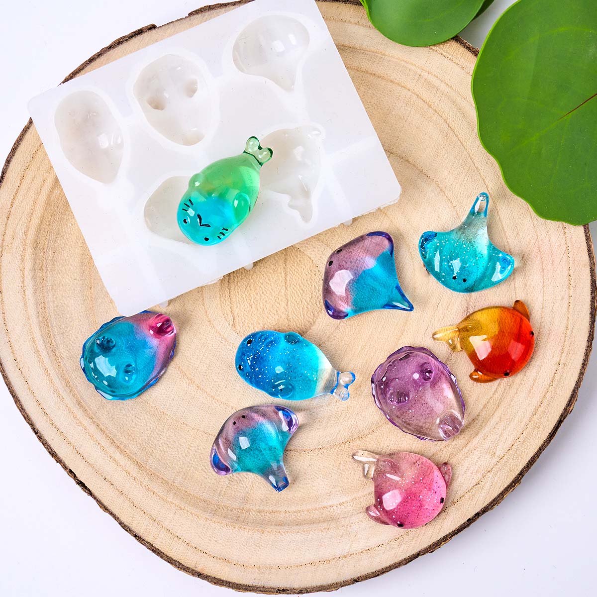 Molde de Silicone 3D de Raia M - Soap Making Material avaliação e preço