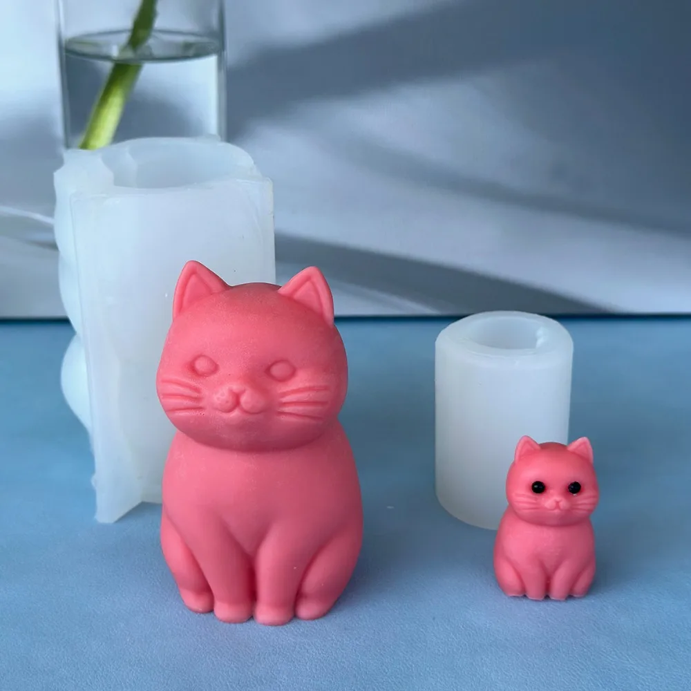 Molde de Silicone 3D de Gato G - Soap Making Animal Fat avaliação e preço