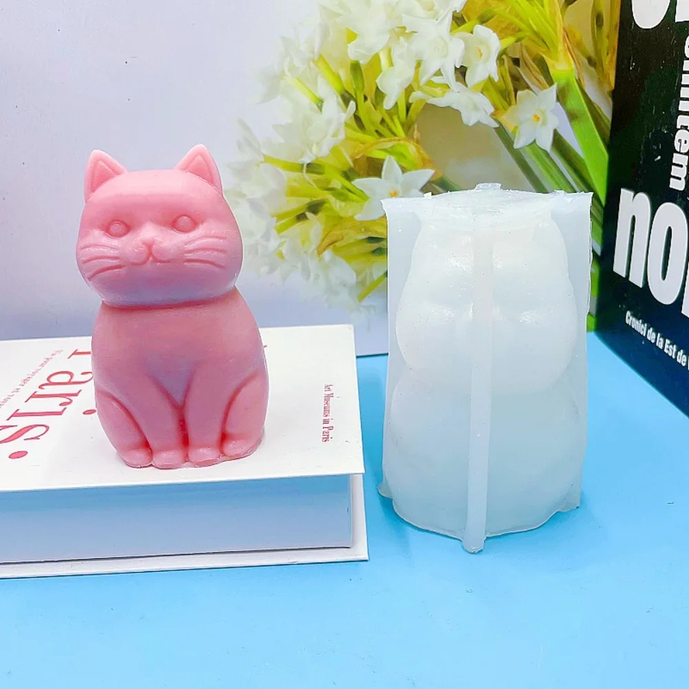 Molde de Silicone 3D de Gato G - Soap Making Animal Fat avaliação e preço