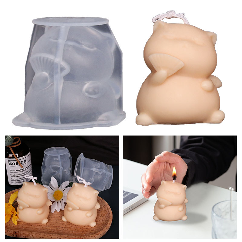 Molde de vela de silicone de g - Soap Making Animal Fat avaliação e preço