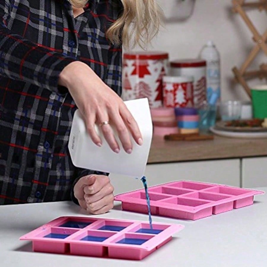 Pacote com 1-2 Moldes de Silic - Soap Making Material avaliação e preço