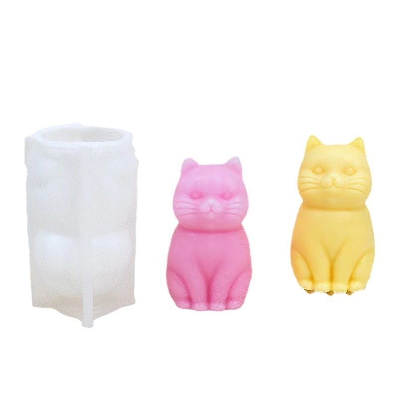 Molde de Silicone 3D de Gato G - Soap Making Animal Fat avaliação e preço